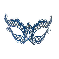 Blue Filigree Mask