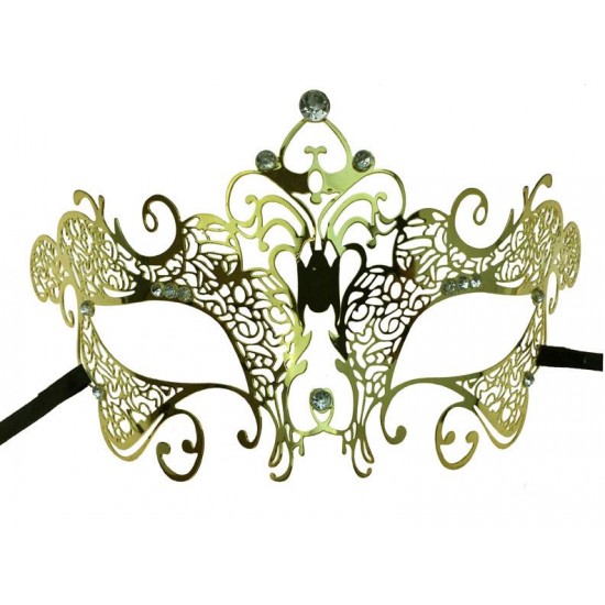 Gold Filigree Masquerade Mask