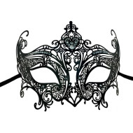 Black Filigree Masquerade Mask