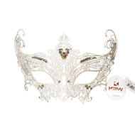 Off-White Filigree Masquerade Mask