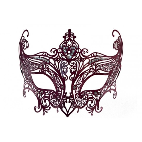 Red Filigree Masquerade Mask
