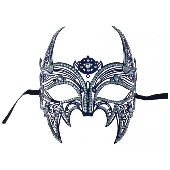 Blue Devil Filigree Mask