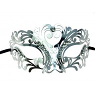 Silver Filigree Masquerade Mask Silver Filigree Masquerade Mask