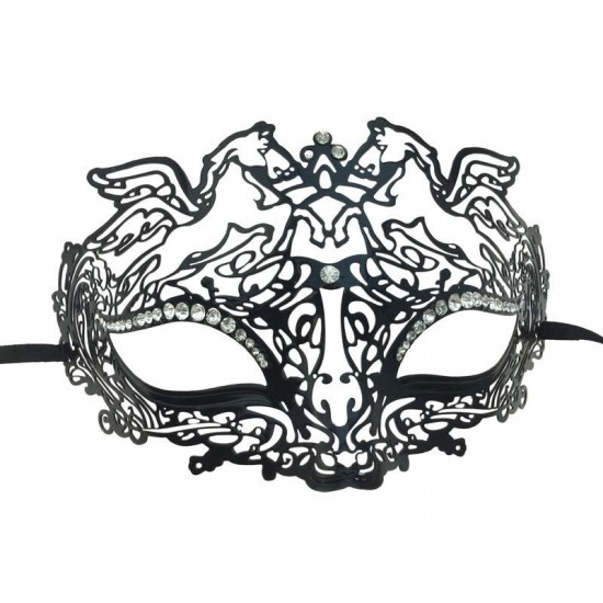Black Pegasus Masquerade Mask