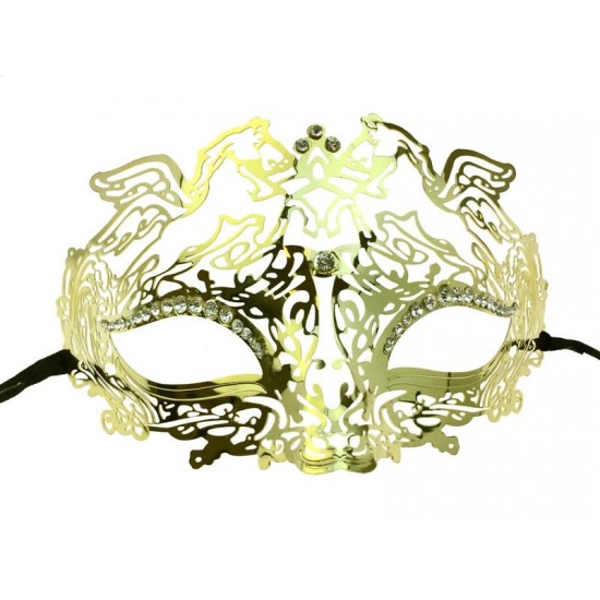 Gold Pegasus Masquerade Mask
