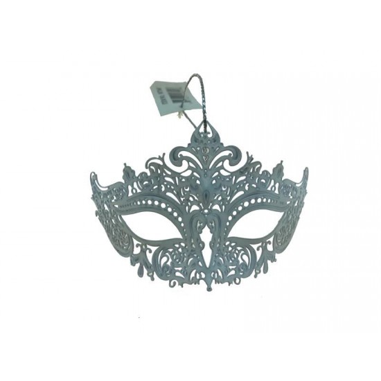 White Masquerade Mask Ornament