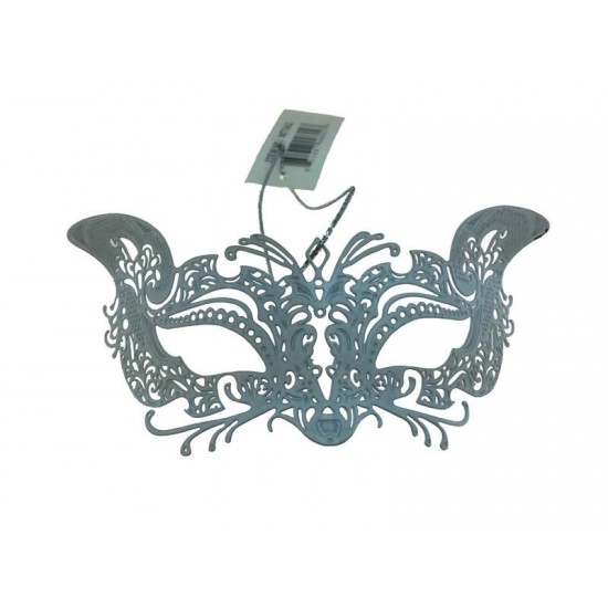 White Masquerade Mask Ornament