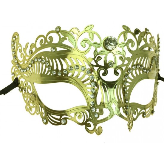 Gold Filigree Masquerade Mask