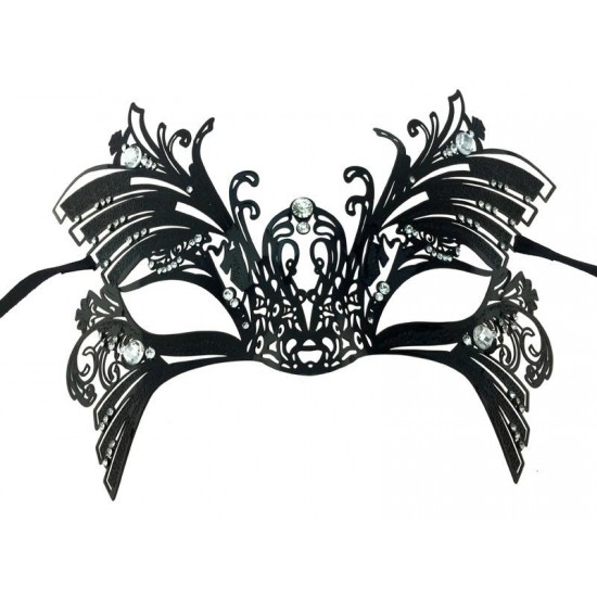 Black Filigree Mask Black Filigree Mask