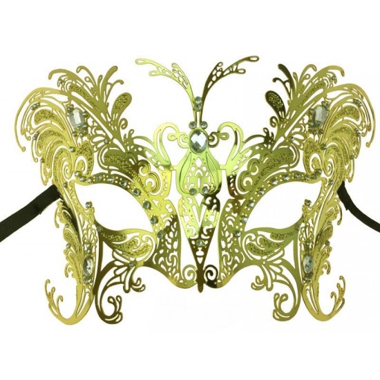 Gold Filigree Crown Mask