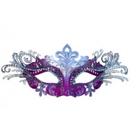 Hot Pink Filigree Masquerade Mask