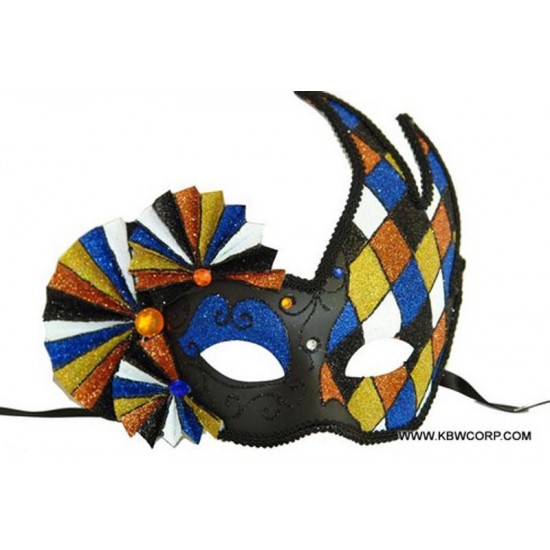 Checkered Harlequin Mask Checkered Harlequin Mask