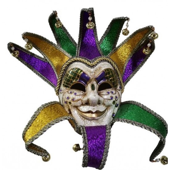 Mardi Gras Jester Mask Mardi Gras Jester Mask
