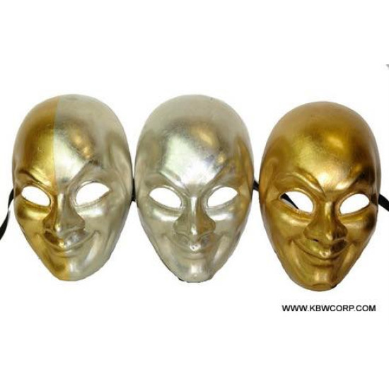 Solid Gold/Silver Mask Solid Gold/Silver Mask