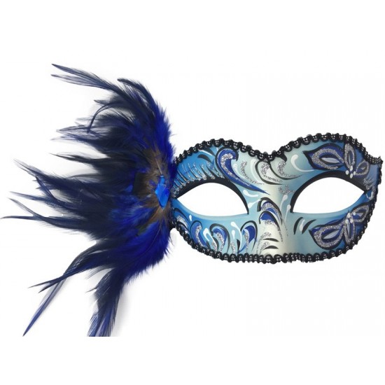 Feather Masquerade Masks - Assorted