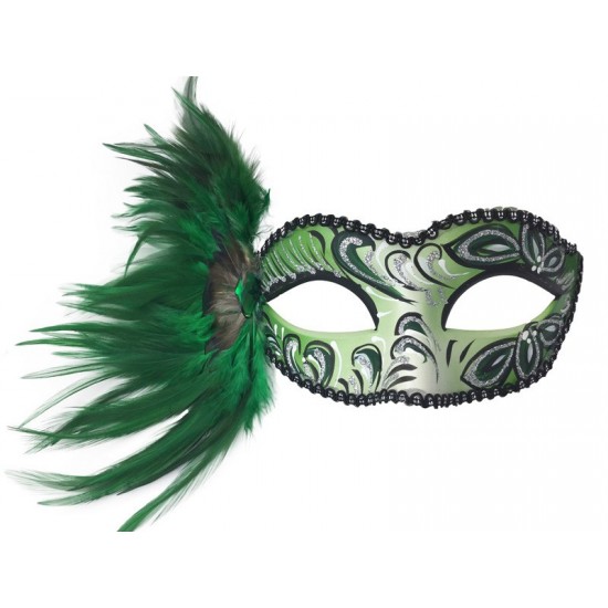 Feather Masquerade Masks - Assorted