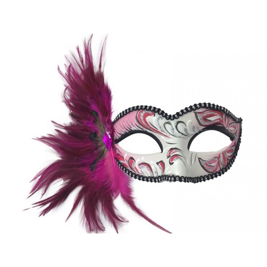 Feather Masquerade Masks - Assorted