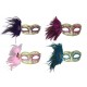 Feather Masquerade Mask - Assorted