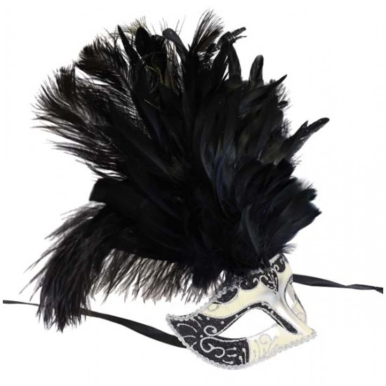 Black Feather Mask