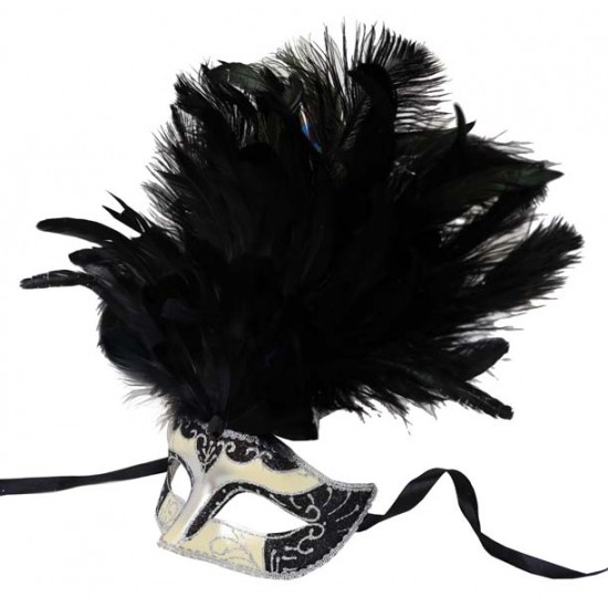 Black Feather Mask