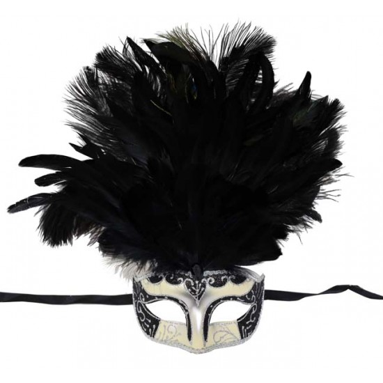 Black Feather Mask