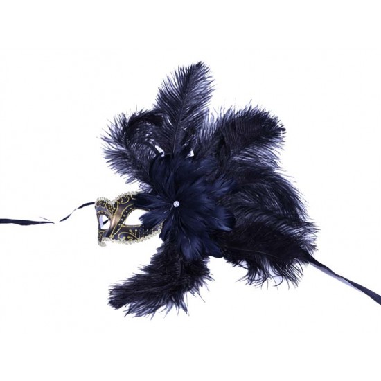 Black Feather Mask
