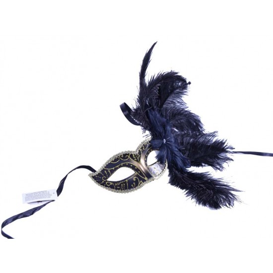Black Feather Mask