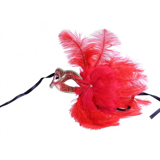 Red Feathered Mask