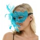 Sky Blue Lace Fascinator Mask