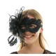 Black Fascinator Mask Black Fascinator Mask