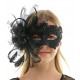 Black Fascinator Mask Black Fascinator Mask