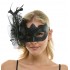 Black Fascinator Mask