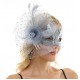 Silver Fascinator Mask