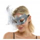 Silver Fascinator Mask