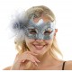 Silver Fascinator Mask