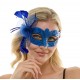 Blue Fascinator Mask