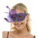 Purple Fascinator Mask