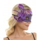 Purple Fascinator Mask