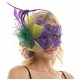 Mardi Gras Lace Mask with Feathers Mardi Gras Lace Mask with Feathers