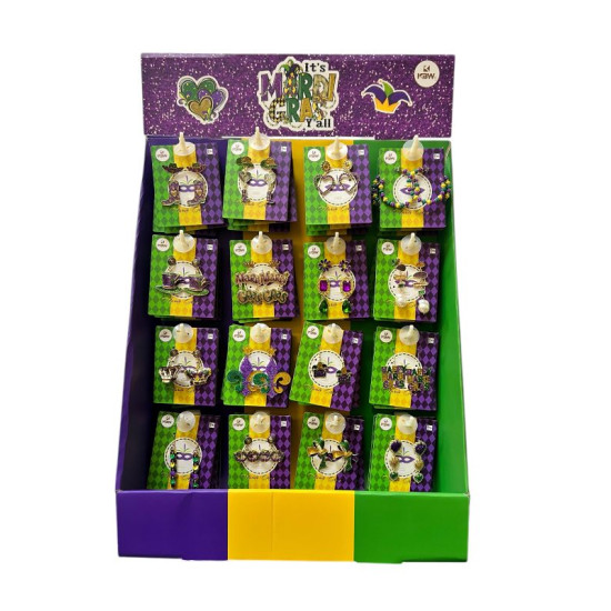 Mardi Gras Earring PDQ