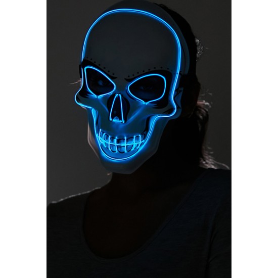 Light-Up Skull Mask - Assorted