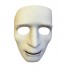 White Full Face Mask