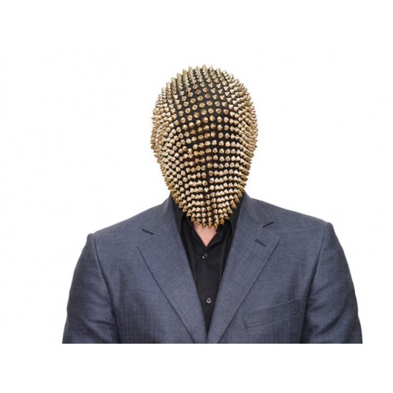 Gold Spikes Full Head Mask Gold Spikes Full Head Mask