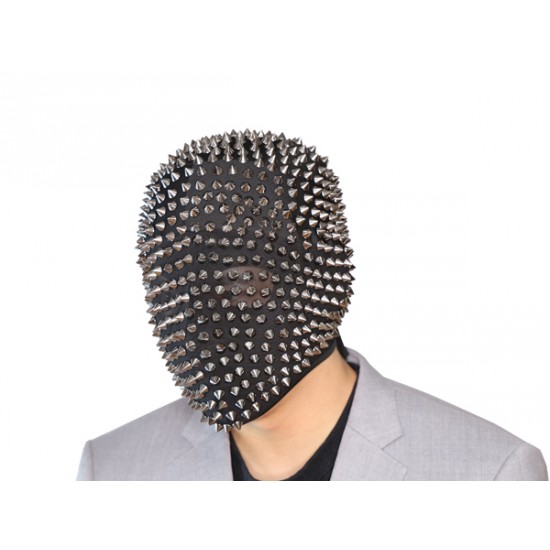 Silver Spikes Full Head Mask Silver Spikes Full Head Mask