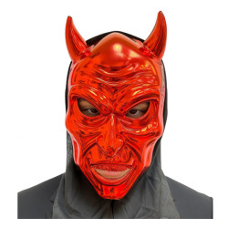 Red Devil Hooded Mask