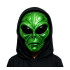 Green Alien Hooded Mask