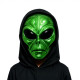 Green Alien Hooded Mask