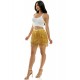 Gold Sequin Fringe Skirt - L/XL