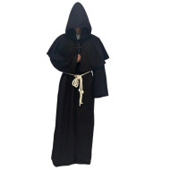 Brown Monk Robe With Rope Belt
