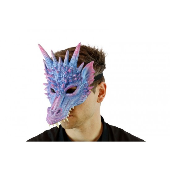 Iridescent Purple Dragon Mask
